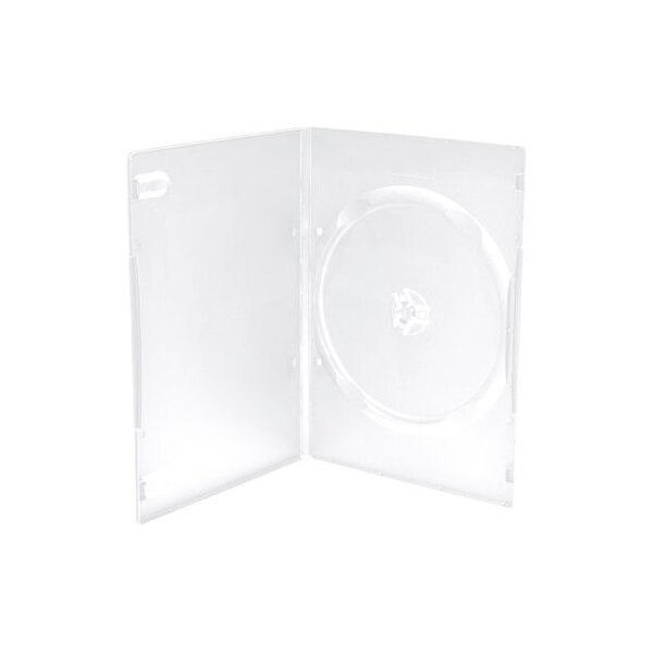 DVDBox slimline1 disc, 7mm  transparent highgrade