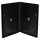 DVDBox 2 DVDs slimline black highgrade
