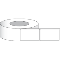 Etikettenrolle - DTM Poly White Gloss (PWG) -...