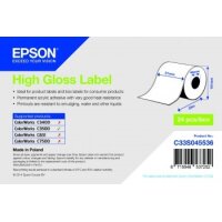 High Gloss Label - Continuous Roll: 51mm x 33m