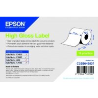 High Gloss Label - Continuous Roll: 76mm x 33m