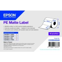 PE Matte Label - Die-cut Roll: 102mm x 152mm, 185 labels