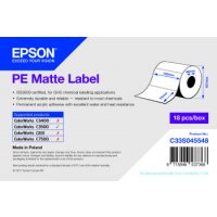 PE Matte Label - Die-cut Roll: 102mm x 76mm, 365 labels