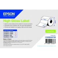 High Gloss Label - Die-cut Roll: 76mm x 51mm, 2310 labels