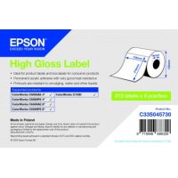 High Gloss Label - Die-Cut: 105mm x 210mm, 273 labels