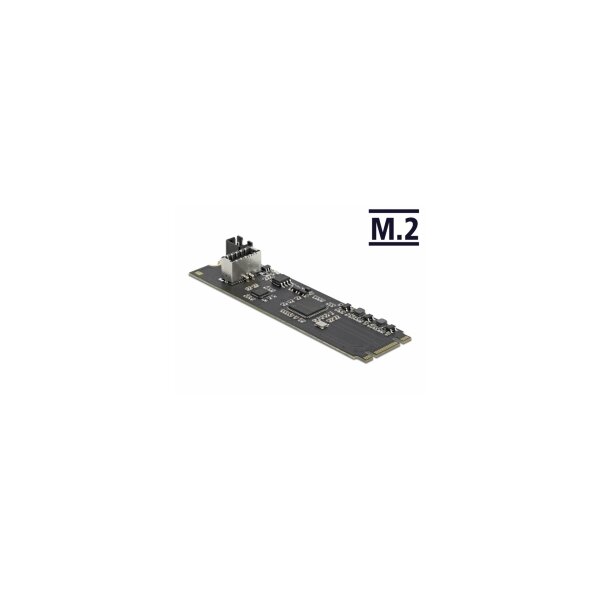 Konverter M.2 Key B+M Stecker zu USB Type-C&trade; Buchse