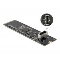 Konverter M.2 Key B+M Stecker zu USB Type-C&trade; Buchse