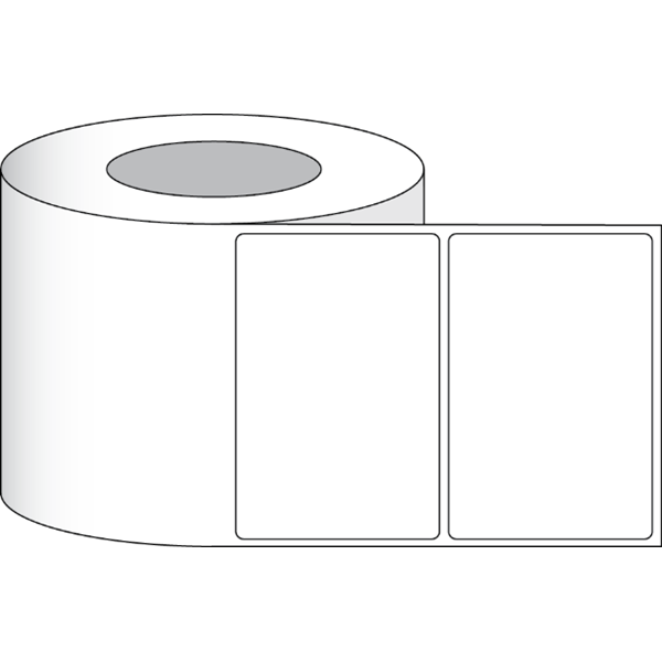 Etikettenrolle - DTM Paper High Gloss (HG) - Gr&ouml;&szlig;e 152 x 102 mm - Kern 76 mm