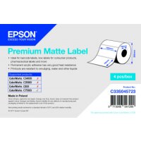 Premium Matte Label - Die-cut Roll: 102mm x 76mm, 1570...
