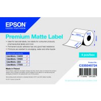Premium Matte Label - Die-cut Roll: 102mm x 152mm, 800...