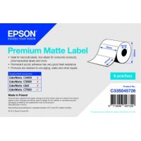 Premium Matte Label - Die-cut Roll: 76mm x 127mm, 960 labels