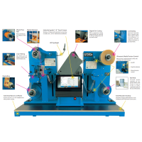 DTM LF140e Label Finishing System mit Touch-Screen PC, LED Licht und built-in Kamera