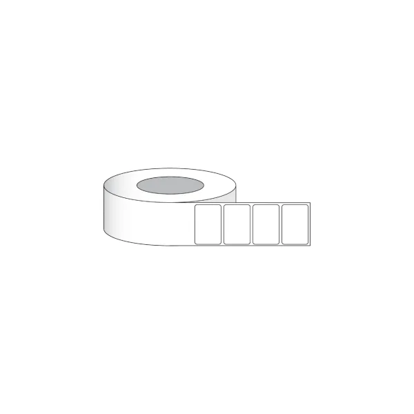 Etikettenrolle - DTM EcoTec Poly Clear Gloss R90 - Gr&ouml;&szlig;e 76 x 51 mm - Kern 76 mm