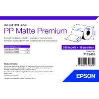 PP Matte Label Premium, Die-cut Roll, 102mm x 51mm, 535...