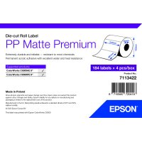 PP Matte Label Premium, Die-cut Roll, 210mm x 297mm, 184...