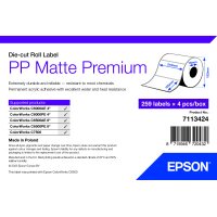 PP Matte Label Premium, Die-cut Roll, 105mm x 210mm, 259...
