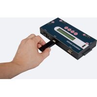 Festplatten L&ouml;chger&auml;t mit optional erh&auml;ltlichen Protokolldrucker
