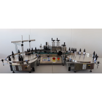 ELF-50 vollautomatische Flaschen Etikettiermaschine - platzsparende Etikettierung von Flaschen, Dosen, Gl&auml;ser und andere zylindrische Verpackungen