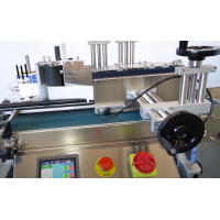 ELF-50 vollautomatische Flaschen Etikettiermaschine - platzsparende Etikettierung von Flaschen, Dosen, Gl&auml;ser und andere zylindrische Verpackungen