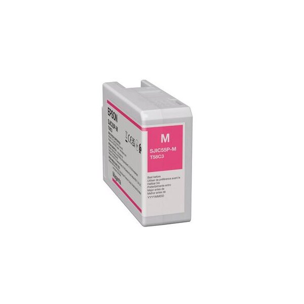 SJIC55(M) - Epson ColorWorks D6000/D6500 (Dye-Tinte) Tintenparone (magenta)