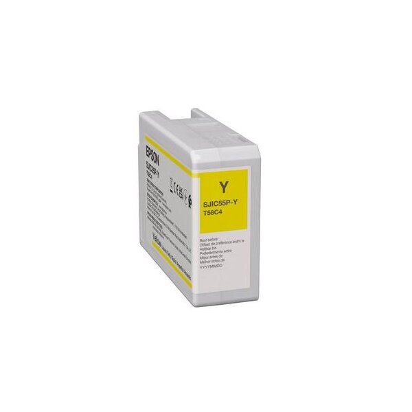 SJIC55(Y) - Epson ColorWorks D6000/D6500 (Dye-Tinte) Tintenparone (Gelb)