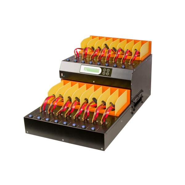 UReach MT1600G &ndash; 1-zu-15 SATA/SSD HDD/SSD Duplicator & Secure Eraser (150 MB/s, Multi-Interface)