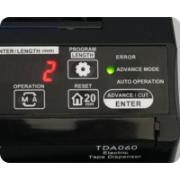 START International TDA060 elektrischer Tischabroller, Bandbreite 5&ndash;60 mm, 8 Speicher