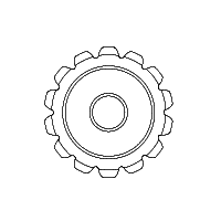Motor Sprocket Wheel
