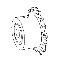 One-way Roller Gear
