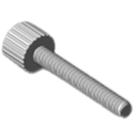 Thumbscrews for CLEAR Sensor Nut Plate (#4-40 X 1")